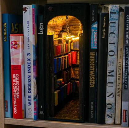 El booknook que creó Alby Martin