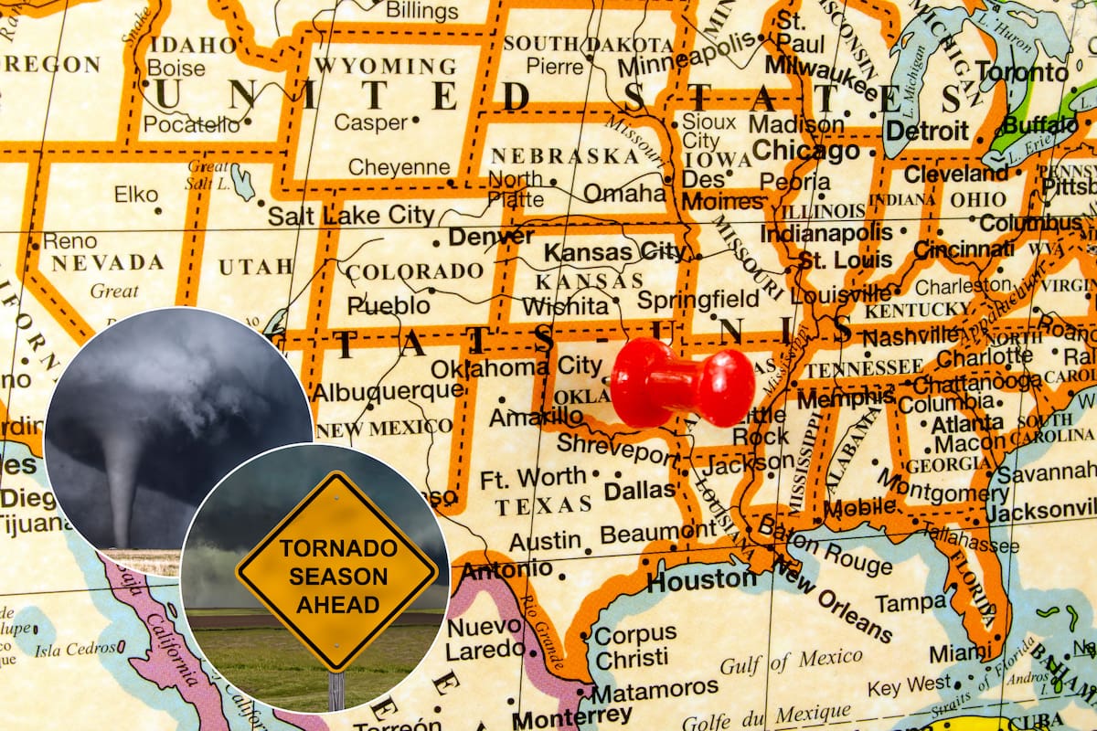 El noreste de Texas, Arkansas y Tennessee en alerta máxima con tornados fuertes y daños estructurales posibles este jueves