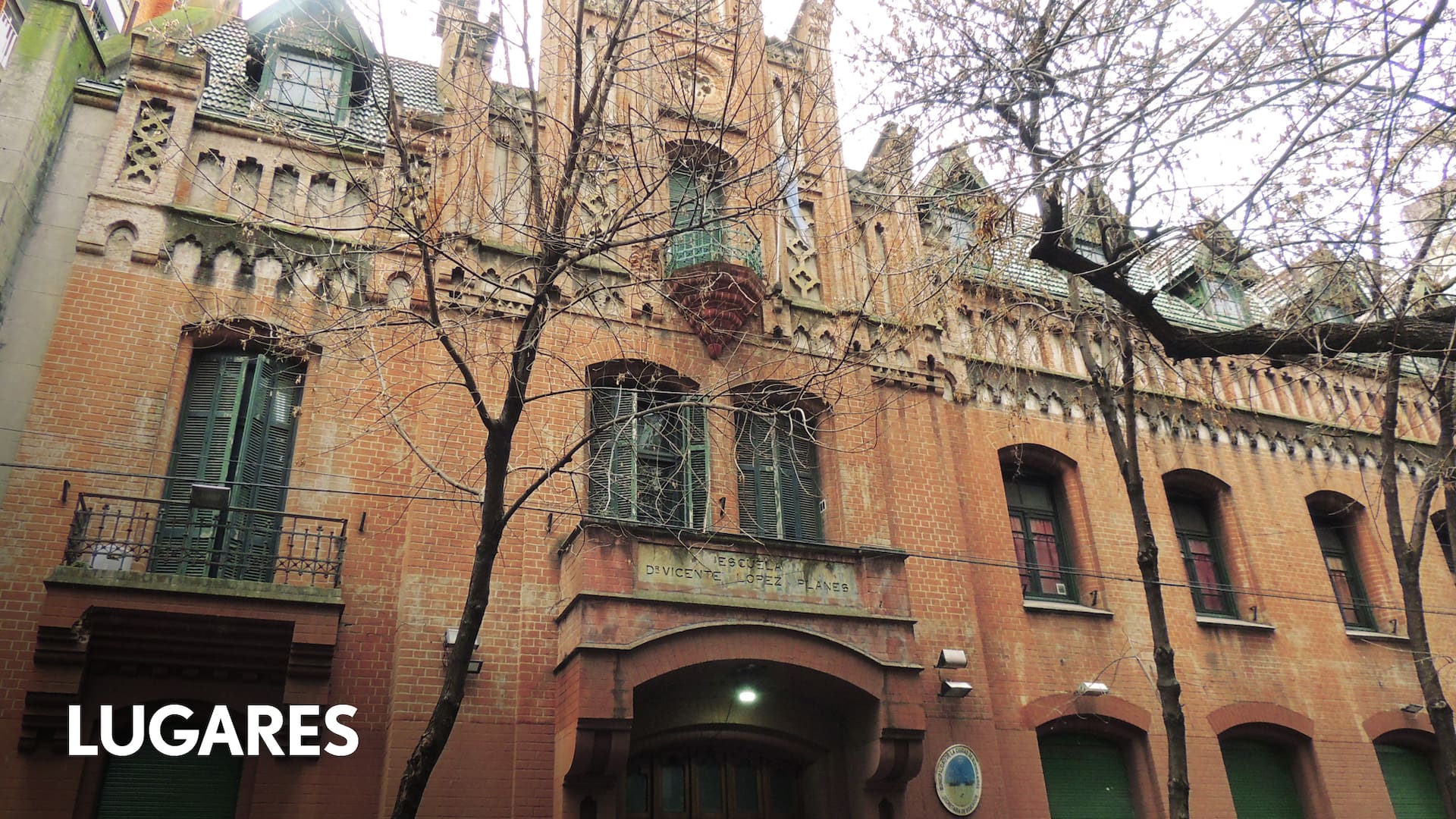 Un edificio de estilo germánico en Palermo.