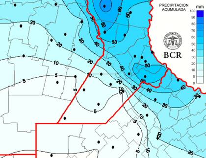 El noroeste de la provincia de Buenos Aires y el sur de Córdoba prácticamente no recibieron precipitaciones este fin de semana, manteniendo la preocupación a los productores