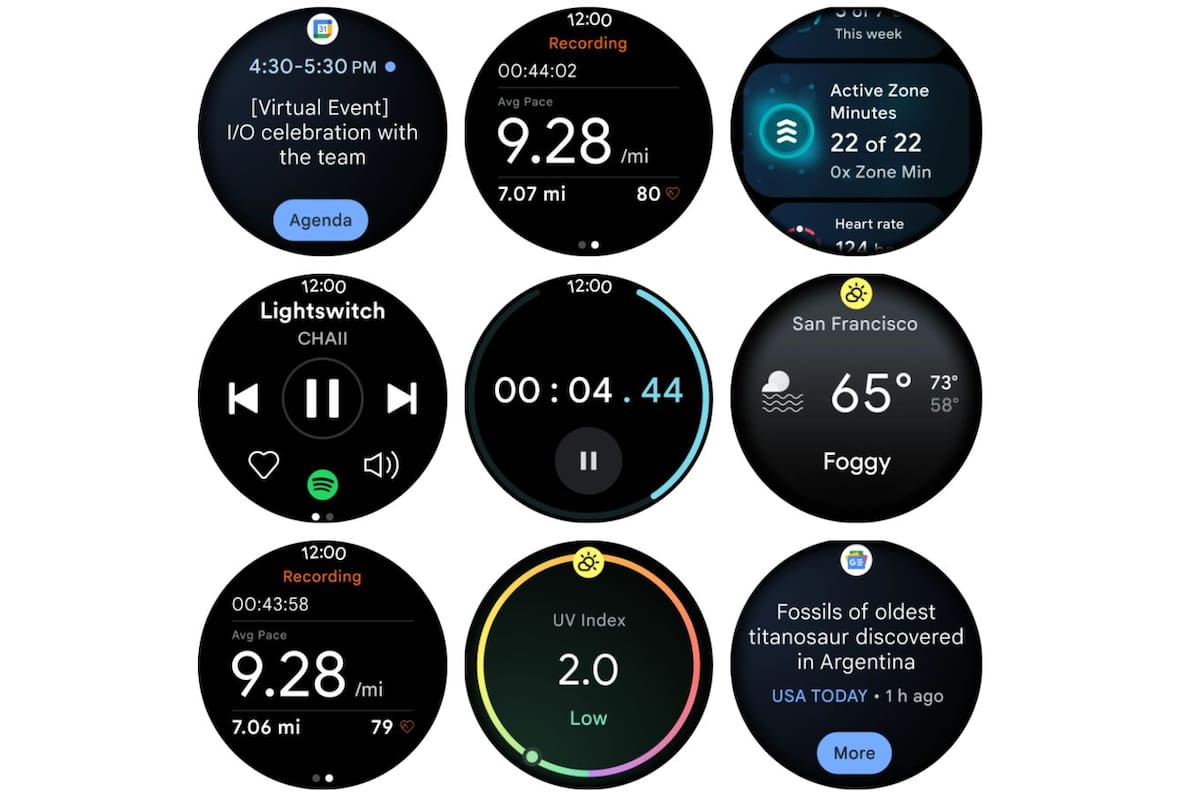 El nuevo aspecto de Wear OS con el rediseño de sus aplicaciones