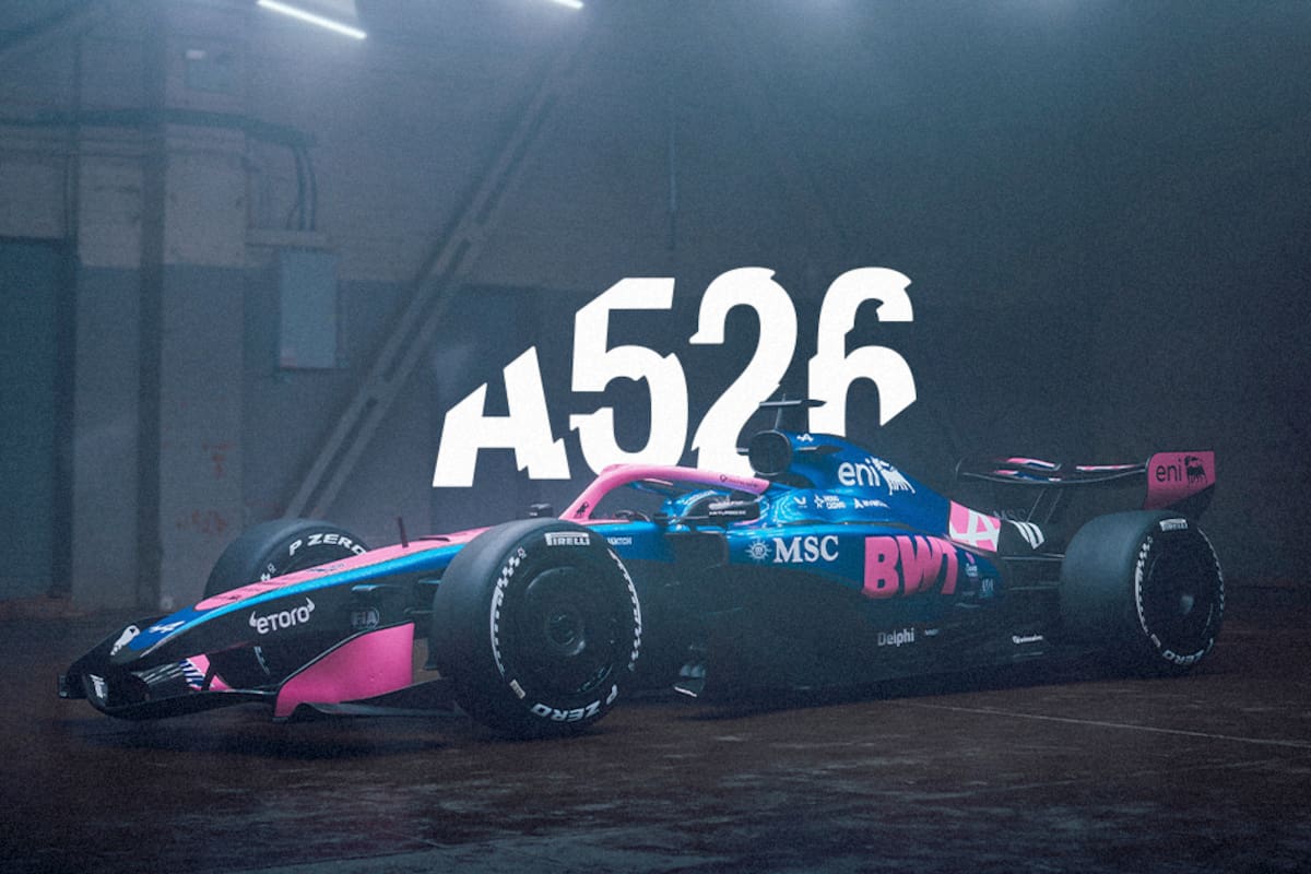 El nuevo auto de Alpine, con el que competirá Franco Colapinto en la temporada 2026