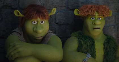 El nuevo avance muestra a los hijos de Shrek y Fiona ya convertidos en jóvenes (Dreamworks)