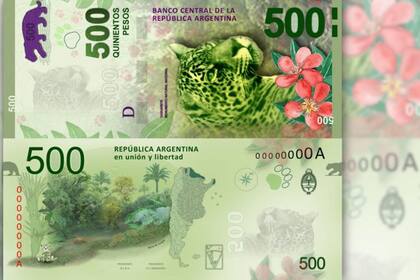 El nuevo billete de $500