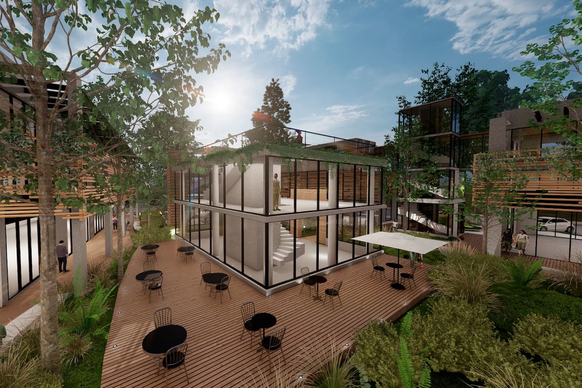 El nuevo centro comercial tendrá gastronomía, locales y oficinas, y sigue el crecimiento de emprendimientos inmobiliarios