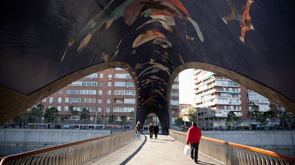 El nuevo circuito Madrid Río, sobre el cauce del Manzanares