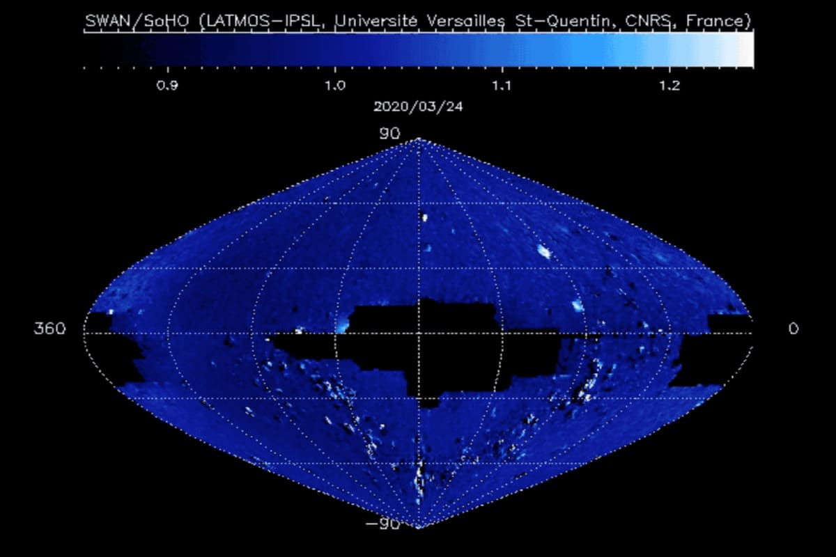 El nuevo cometa fue visto por primera vez en abril de 2020
