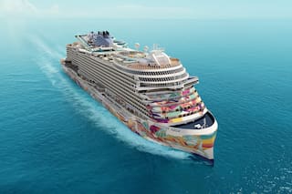 Así es el nuevo crucero de 20 pisos, con una montaña rusa acuática y tecnología de punta