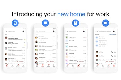 El nuevo diseño que prepara Google para integrar Chat, Rooms y Meet