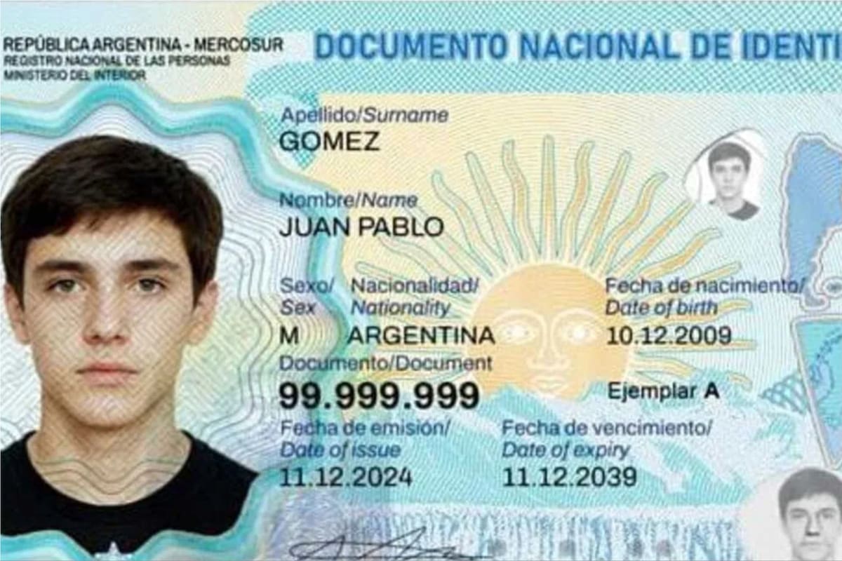 El nuevo documento nacional de identidad.