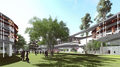 El nuevo Ecoparque en el zoológico porteño.