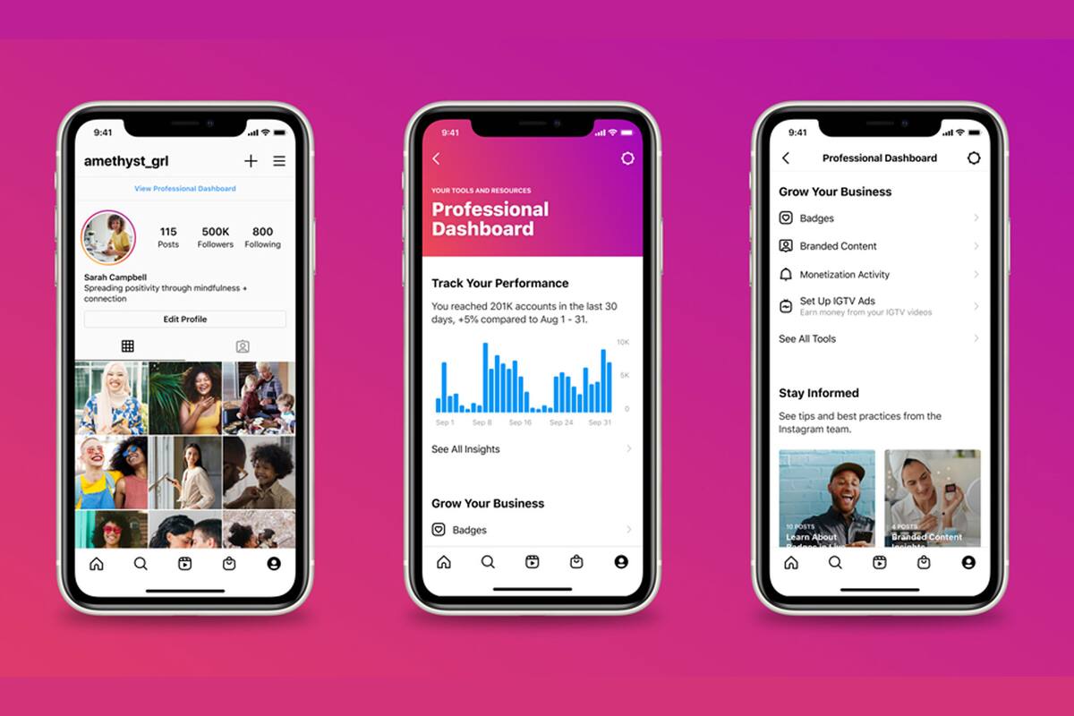 El nuevo espacio de herramientas y recursos educativos de Instagram está disponible para las cuentas de creadores y negocios