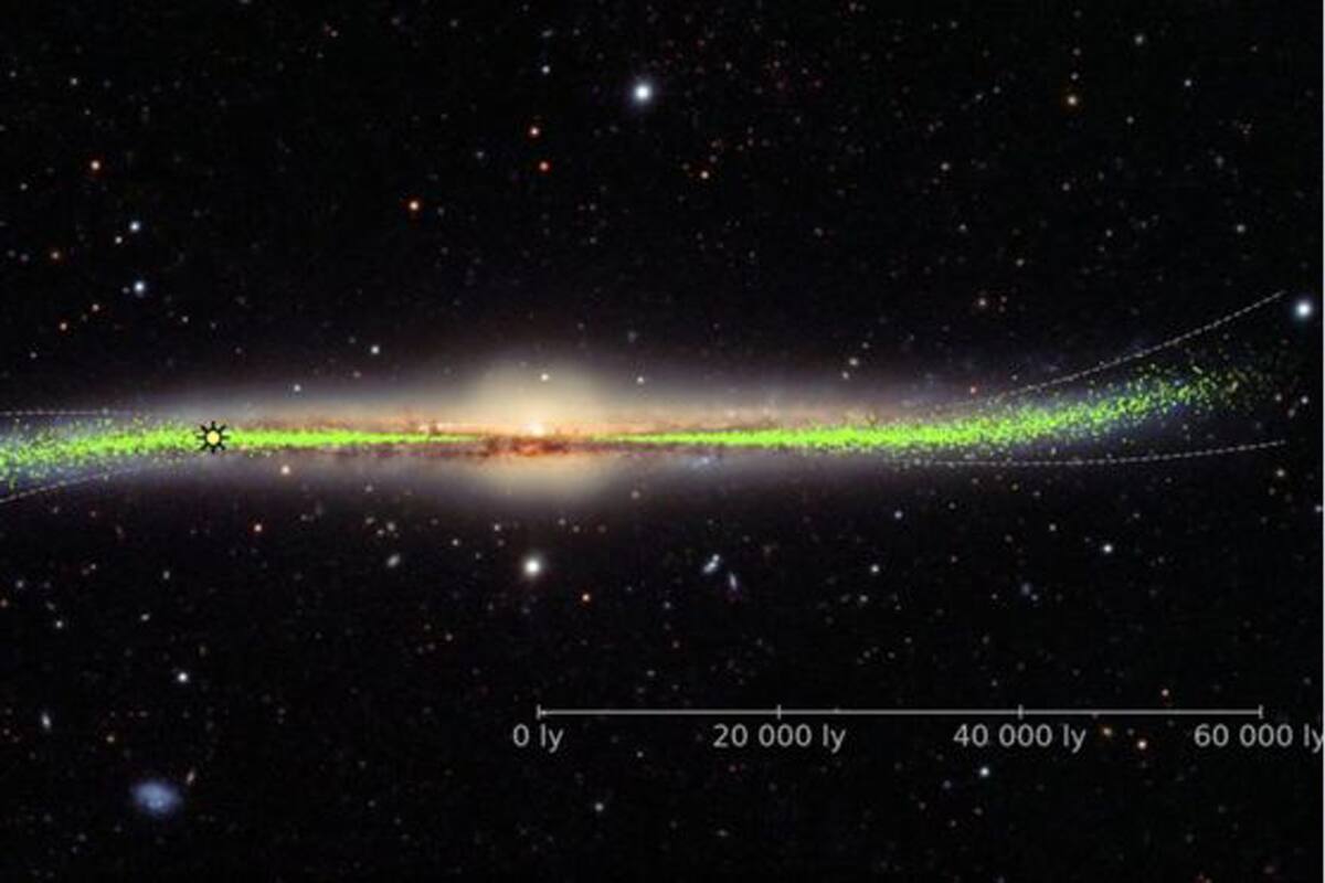 El nuevo estudio sugiere que la Vía Láctea tiene una estructura "deformada y retorcida"
