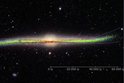 El nuevo estudio sugiere que la Vía Láctea tiene una estructura "deformada y retorcida"