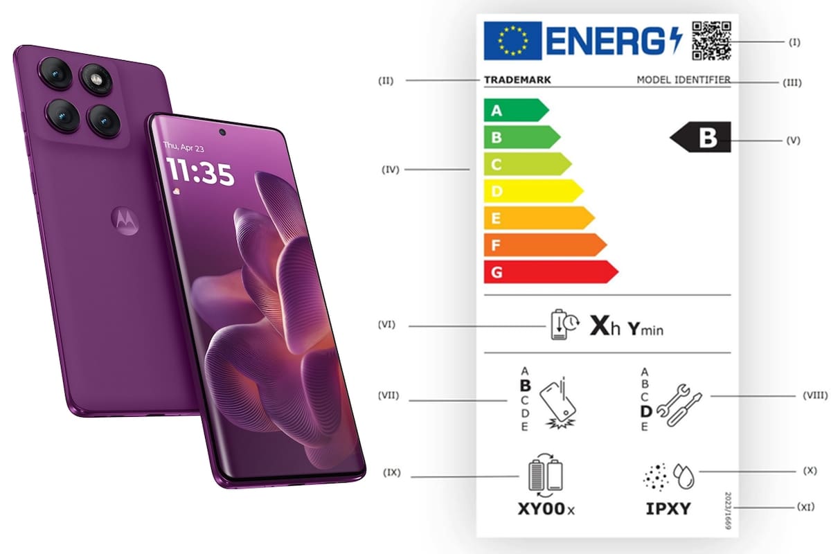 El nuevo etiquetado de durabilidad que llevarán smartphones y tabletas en Europa