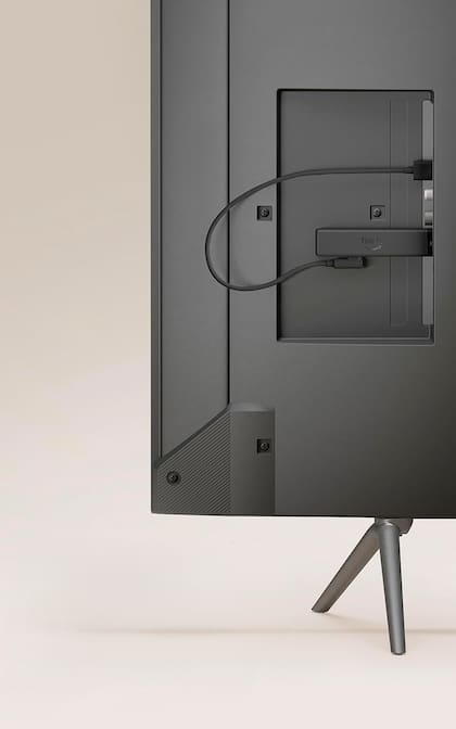 El nuevo Fire TV Stick 4K viene preparado para recibir energía del puerto USB del televisor