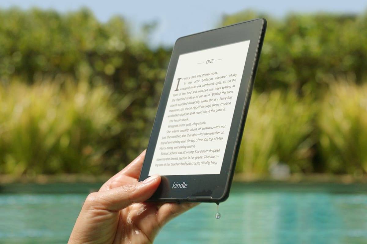 El nuevo Kindle Paperwhite es resistente al agua, como el modelo Oasis anterior