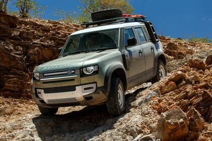 El nuevo Land Rover Defender en Namibia