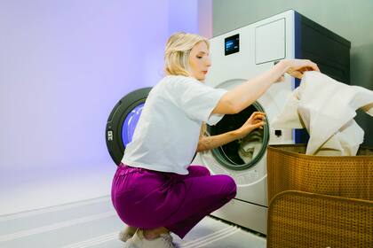 El nuevo lavasecarropas Bespoke AI de Samsung.