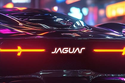 El nuevo logo de Jaguar que abrió las críticas. Foto. X/Canva.