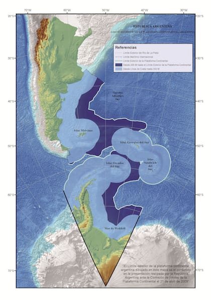 El nuevo mapa de Argentina