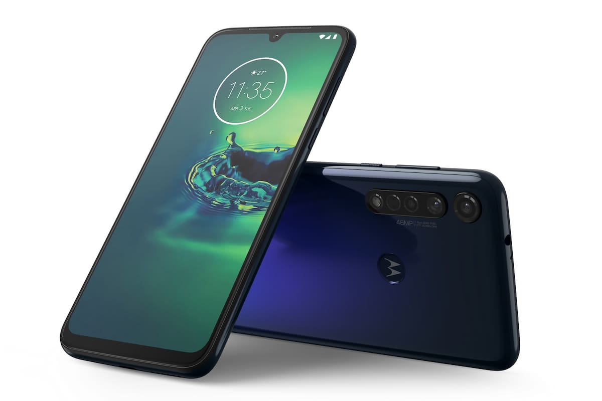 El nuevo Moto G8 Plus suma las características presentadas por Motorola en sus modelos One Vision y One Action, como las funciones Night Vision y el gran angular