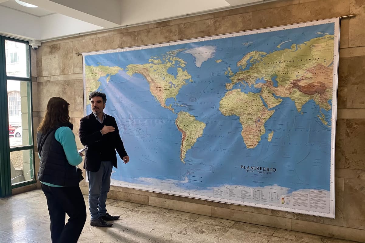 El nuevo planisferio Patterson, en el Instituto Geográfico Nacional