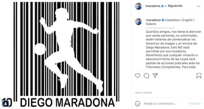 El nuevo posteo en la cuenta de Diego Maradona