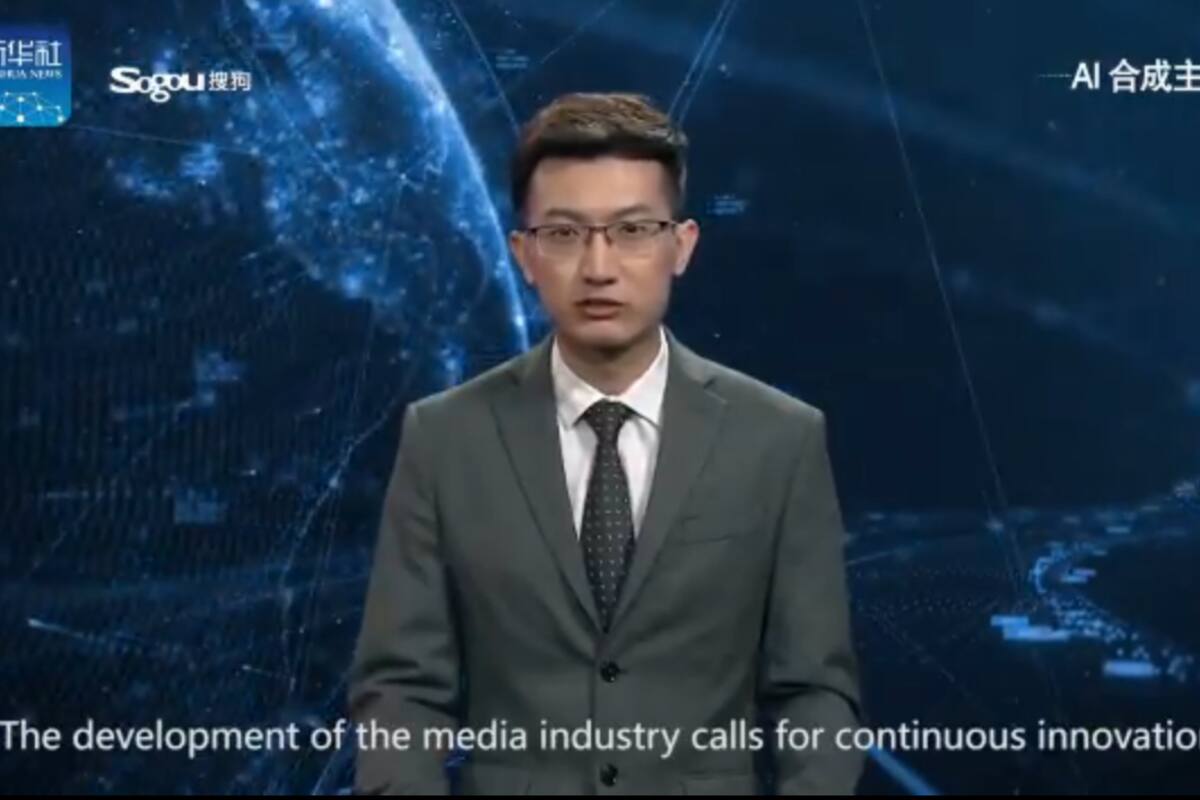 El nuevo presentador virtual de noticias