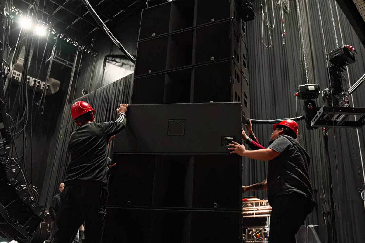 El nuevo sistema de sonido de última generación del Movistar Arena.