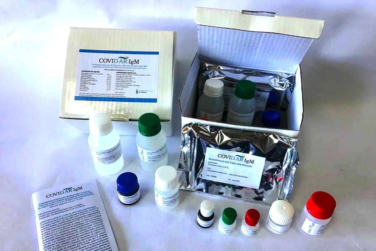 El nuevo test serológico desarrollado por los científicos del Instituto Leloir y del CONICET detecta la inmunoglobulina IgM, el primer anticuerpo que genera el sistema inmune para combatir una infección