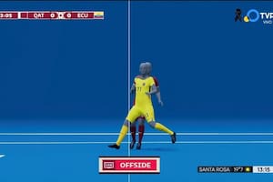 El nuevo VAR: así marcaron el offside de Ecuador en el inicio del partido inaugural del Mundial Qatar 2022