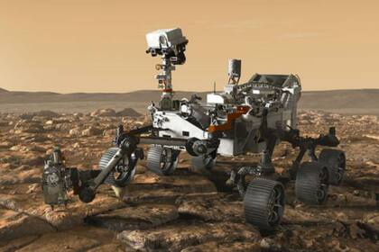 El nuevo vehículo que recorrerá Marte sigue un diseño inspirado en el robot Curiosity que llegó a Marte en 2012