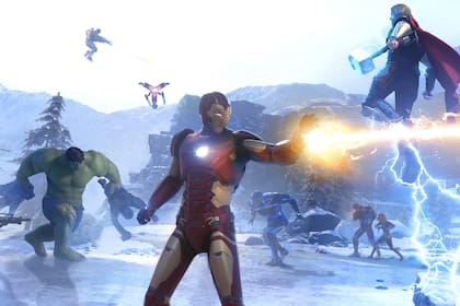El nuevo videojuego centrado en lo superhéroes de Marvel combina el modo de un solo jugador con las misiones de zona de guerra continuas de la iniciativa Avengers, con grupos de hasta cuatro jugadores
