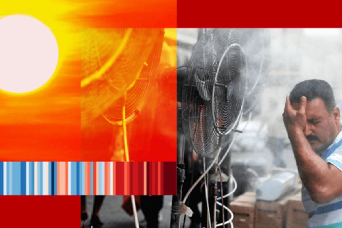 El número de días de calor extremo por año, cuando las temperaturas alcanzan los 50º C, se han duplicado desde 1980, según un estudio de la BBC.
