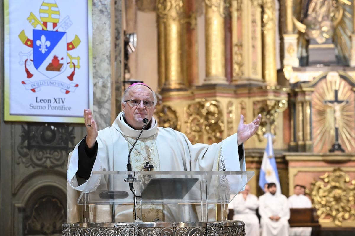 El nuncio apostólico, monseñoir Michael Wallace Banch, inició su misión diplomática en la Argentina