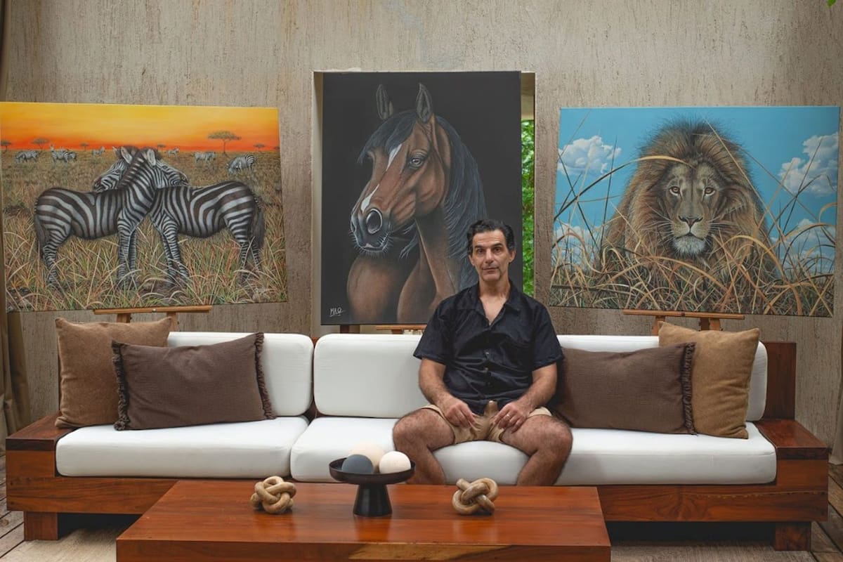 El nutricionista y artista Mariano Quintana