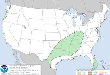 El NWS emitió advertencias por niebla densa en Texas y Florida, lo que complicó los desplazamientos matutinos