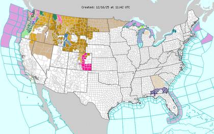 El NWS en Seattle mantiene una alerta de inundaciones vigente hasta la tarde del jueves para el noroeste y centro oeste del estado de Washington