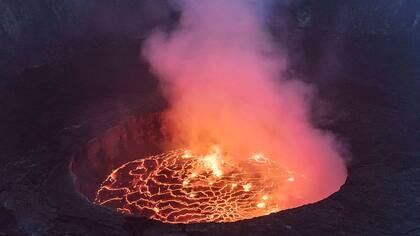 El Nyiragongo es uno de los volcanes más activos del mundo