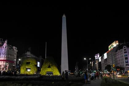 El Obelisco a oscuras