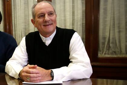 El obispo Jorge Lugones, presidente de la Comisión Episcopal de Pastoral Social