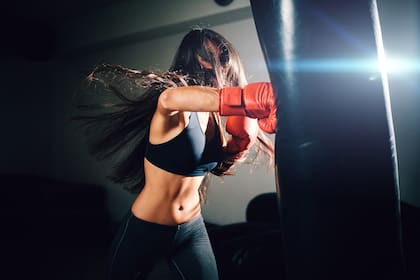 El objetivo de las técnicas de box es ejercitar la musculatura, haciendo trabajo de fibras rápidas
