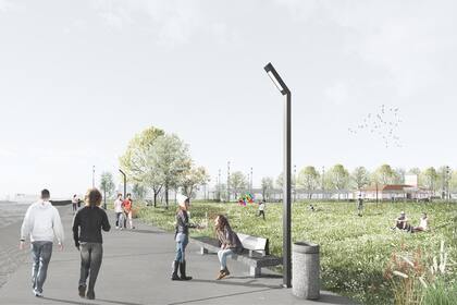 El objetivo del proyecto es permitir el acceso a espacios verdes junto al Río de La Plata que hoy son inaccesibles