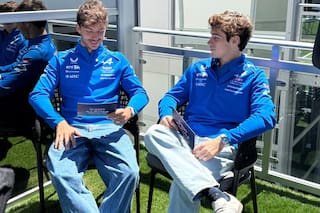 El regalo de Pierre Gasly a Colapinto por su cumpleaños 23