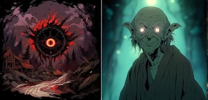 El ojo y Gollum