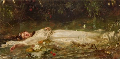 El óleo del artista alemán Friedrich Heyser pintado alrededor del 1900 se encuentra exhibido en el Museo de Wiesbaden