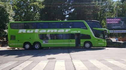 El ómnibus de la empresa Rutamar fue interceptado en San Justo