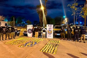 Bloquearon el paso de una caravana de traficantes y decomisaron casi 200 kilos de cocaína