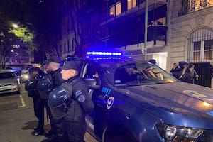 El operativo de la PFA a las afueras de la casa de Cristina Kirchner